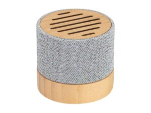 Parlante Altavoz de Bamboo y tela RPET