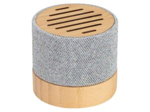 Parlante Altavoz de Bamboo y tela RPET