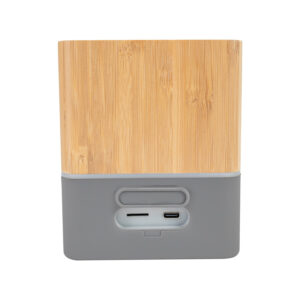 Parlante altavoz grande de bamboo great personalizable, vista 5