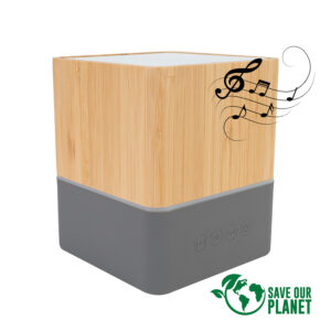 Parlante altavoz grande de bamboo great personalizable
