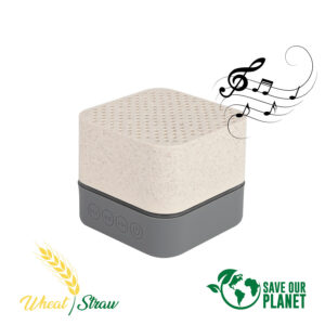 Parlante altavoz de caña de trigo personalizable