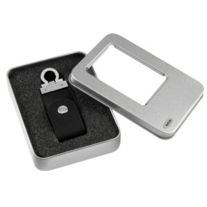Pendrive llavero cuero 64gb personalizable