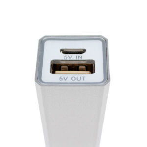 Cargador power bank metálico 2200mah 8 Cargador power bank metálico 2200mah personalizable, vista 4