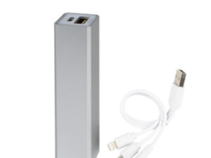 Cargador power bank metálico 2200mah personalizable