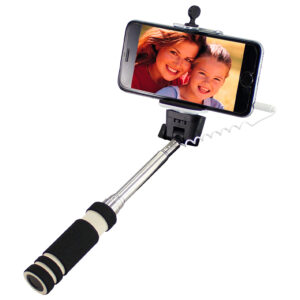 Mini selfie-stick monopod personalizable