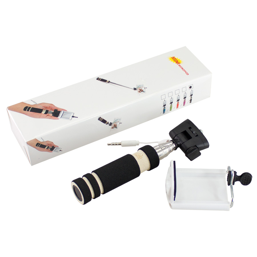 Mini selfie-stick monopod 3 Mini selfie-stick monopod personalizable, vista 3
