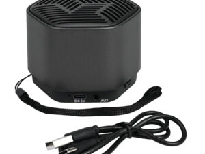 Parlante altavoz bluetooth hexagon personalizable, vista 3