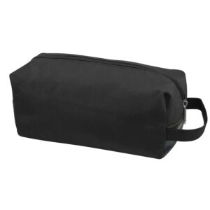 Necessaire negro rectangular personalizable