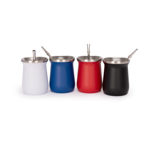 Vaso Térmico con Bombilla 11 Vaso Térmico metálico "MATE" 300ml. con Bombilla personalizable, vista 2