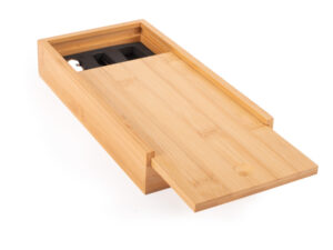 Set wine & cheese futrono de bamboo 15 Set wine & cheese futrono de bamboo personalizable, vista 6