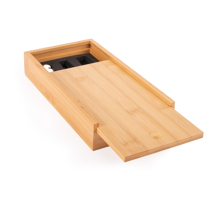 Set wine & cheese futrono de bamboo 6 Set wine & cheese futrono de bamboo personalizable, vista 6