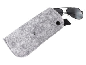 Estuche porta lentes de fieltro personalizable