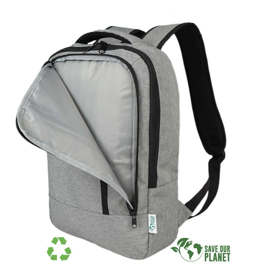 Mochila corporativa eco 2 Mochila eco friendly personalizable, vista 2