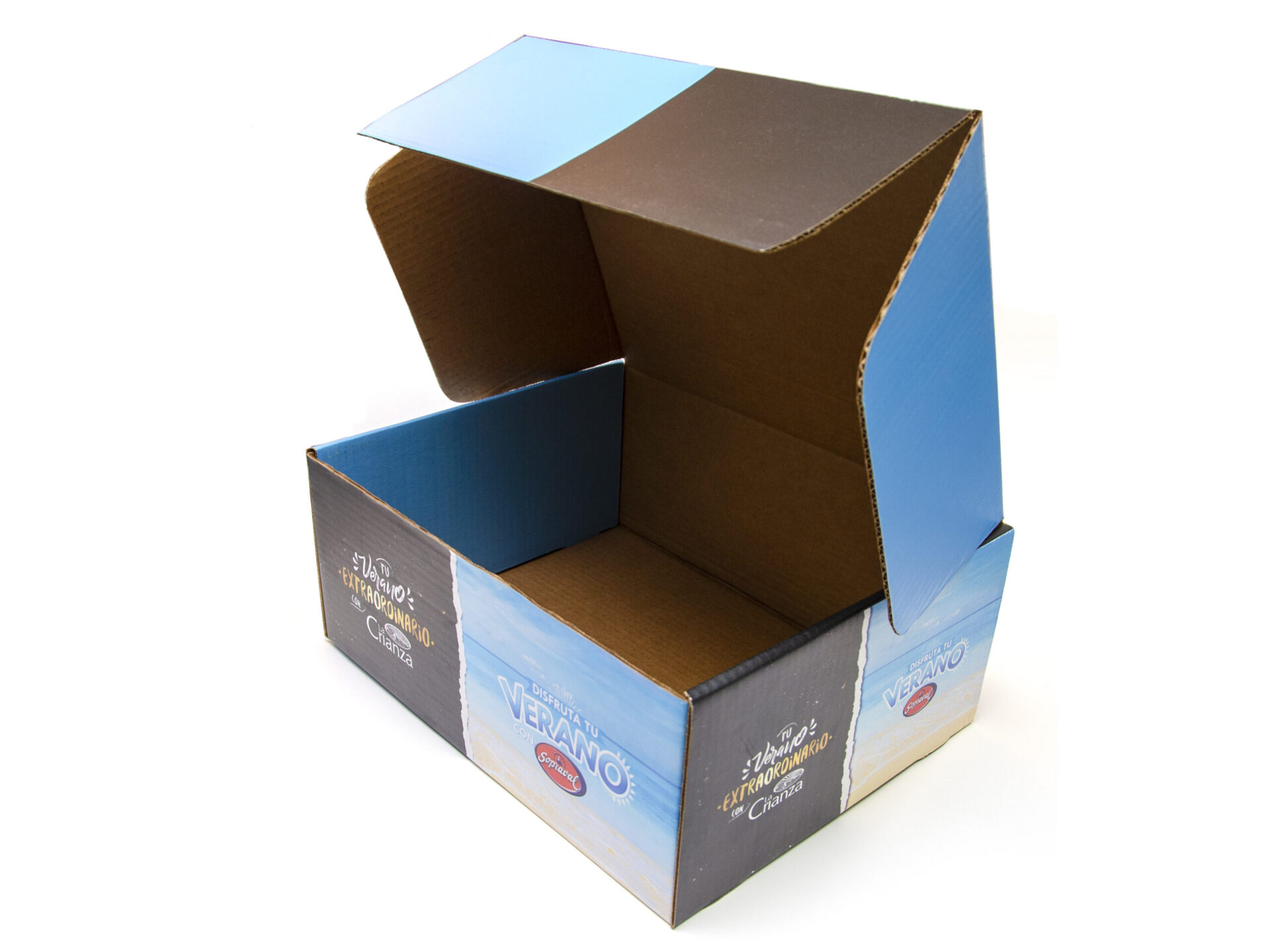 Caja kit auto armable la crianza sopraval 2 Caja kit productos la crianza sopraval personalizable, vista 2