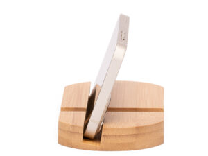Base soporte bamboo ganges para tablet y celular