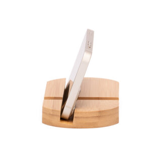 Base soporte bamboo ganges para tablet y celular personalizable
