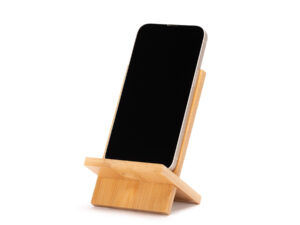 Base soporte bamboo para tablet y celular