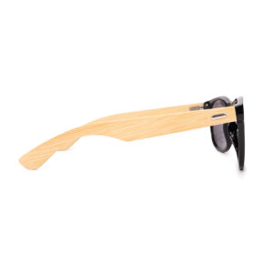 Anteojos lentes de sol bamboo uv400 personalizable, vista 4