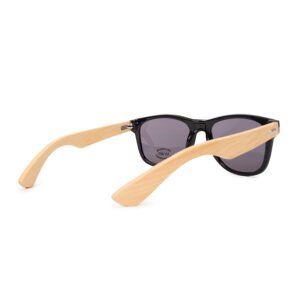 Anteojos lentes de sol bamboo uv400 personalizable, vista 6
