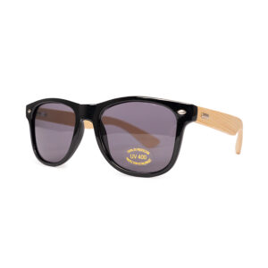 Anteojos lentes de sol bamboo uv400 personalizable, vista 2