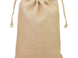 Bolsa de yute tipo saco