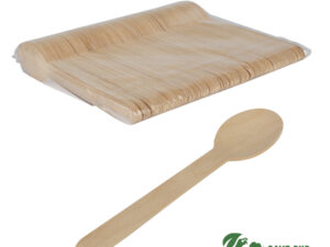 Bolsa con 100 cucharas de madera de abedul