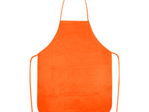 Delantal-pechera de tnt 13 E12 naranjo