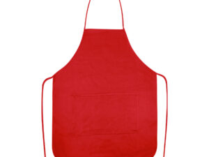 Delantal-pechera de tnt 12 E12 rojo