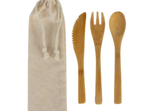 Set de 3 cubiertos de bamboo 8 E125 11 2 1