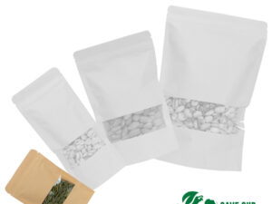 Bolsa Doypack 80ml De Papel Kraft, Para Alimentos 7 E15 001