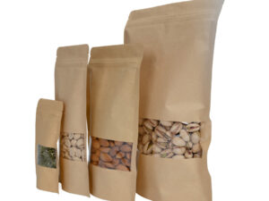 Bolsa Doypack 80ml De Papel Kraft, Para Alimentos 6 E15 16 1