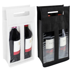 Bolsa ecológica para 2 vinos personalizable