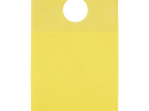 Mini bolsa ecológica para auto 11 Mini bolsa ecológica para auto personalizable, color amarillo