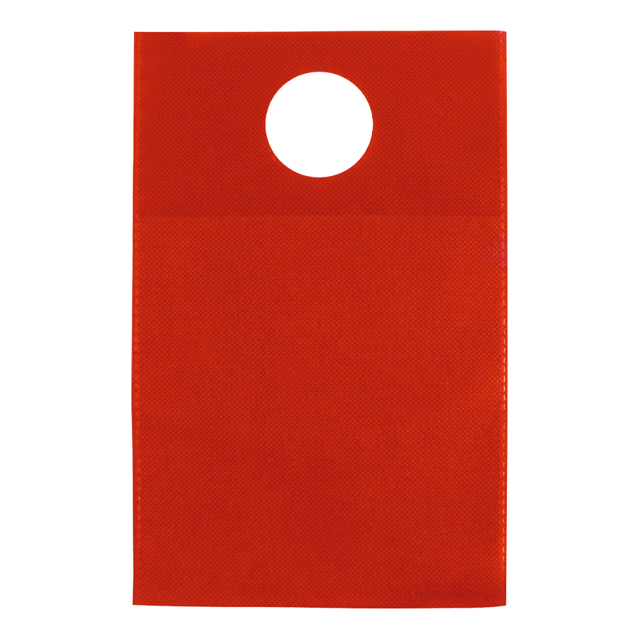 Mini bolsa ecológica para auto 9 Mini bolsa ecológica para auto personalizable, color rojo