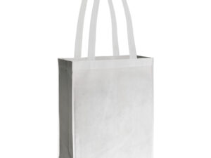 Bolsa bicolor blanca 9 Bolsa bicolor blanca personalizable, color gris
