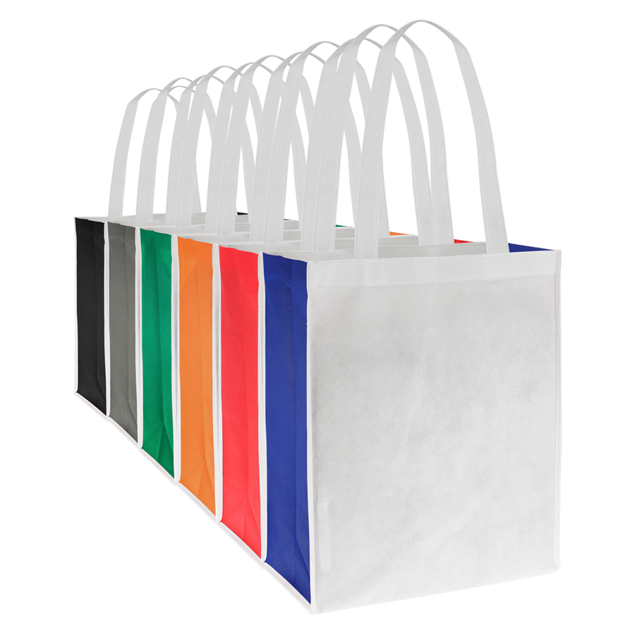Bolsa bicolor blanca 1 Bolsa bicolor blanca personalizable