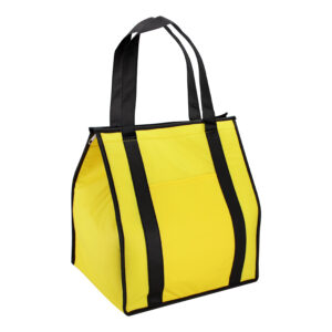 Cooler ecol&oacute;gico grande personalizable, color amarillo