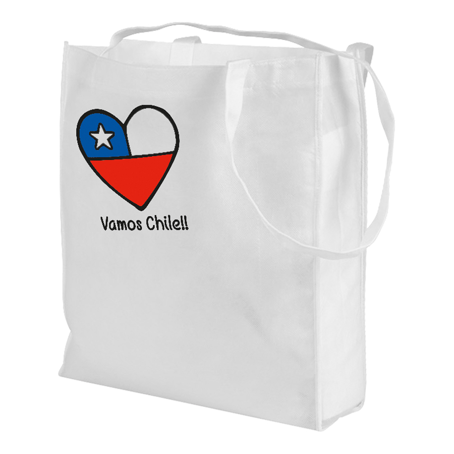 Bolsa ecológica mundial shoping 2 Bolsa ecológica mundial shoping personalizable, color blanco
