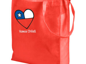 Bolsa ecológica mundial shoping 7 Bolsa ecológica mundial shoping personalizable, color rojo