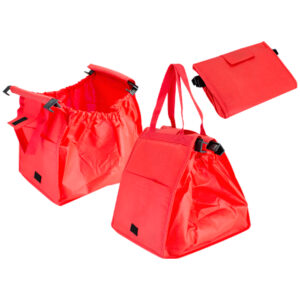 Bolsa eco para carro 20 Bolsa ecológica para carro personalizable, color rojo