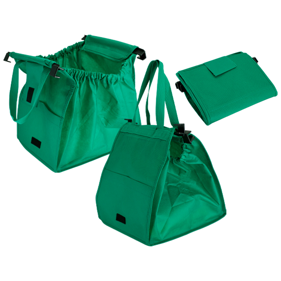 Bolsa eco para carro 9 Bolsa ecológica para carro personalizable, color verde