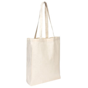 Bolsa de polycotton save the planet 30 x 40 x 10 cm personalizable
