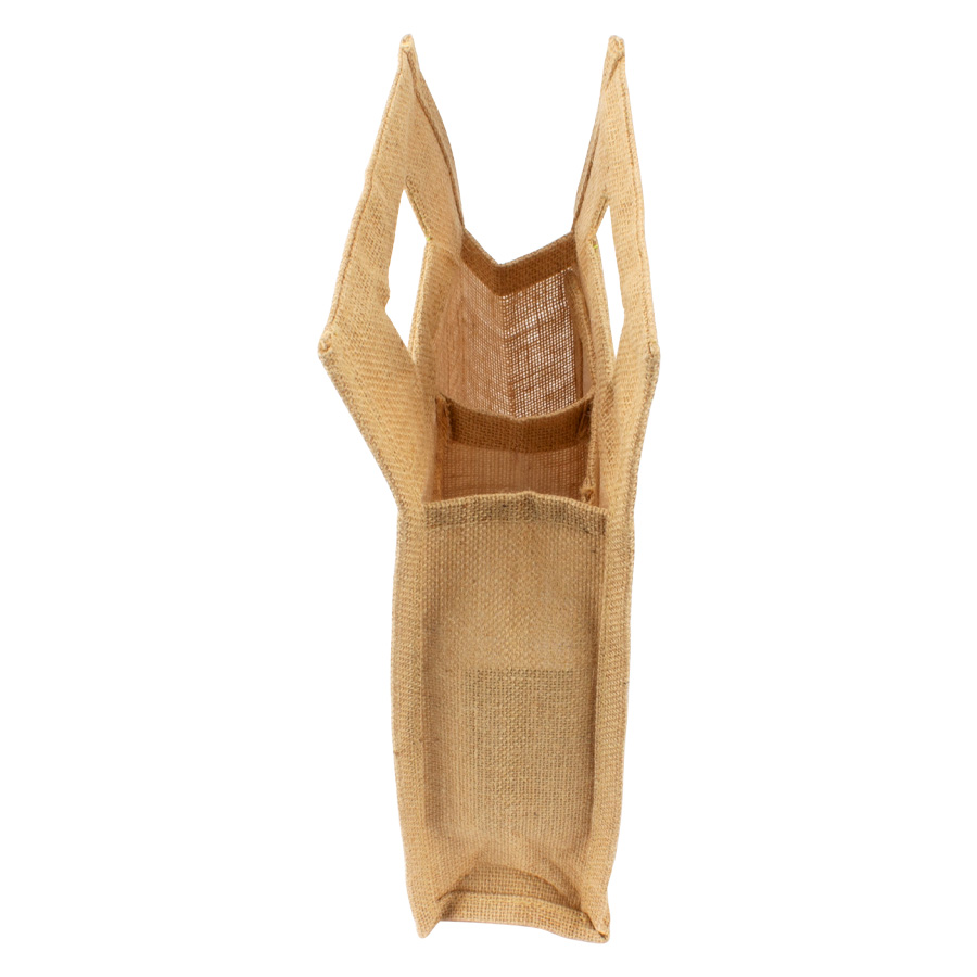 Bolsa de yute 2 botellas de vino 3 Bolsa de yute 2 botellas de vino - Imagen 3