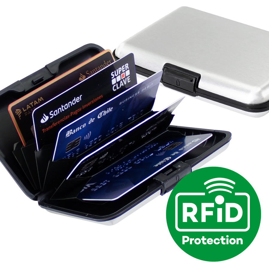 Porta-tarjetas anti-clonación RFID 1 Porta-tarjetas anti-clonación RFID