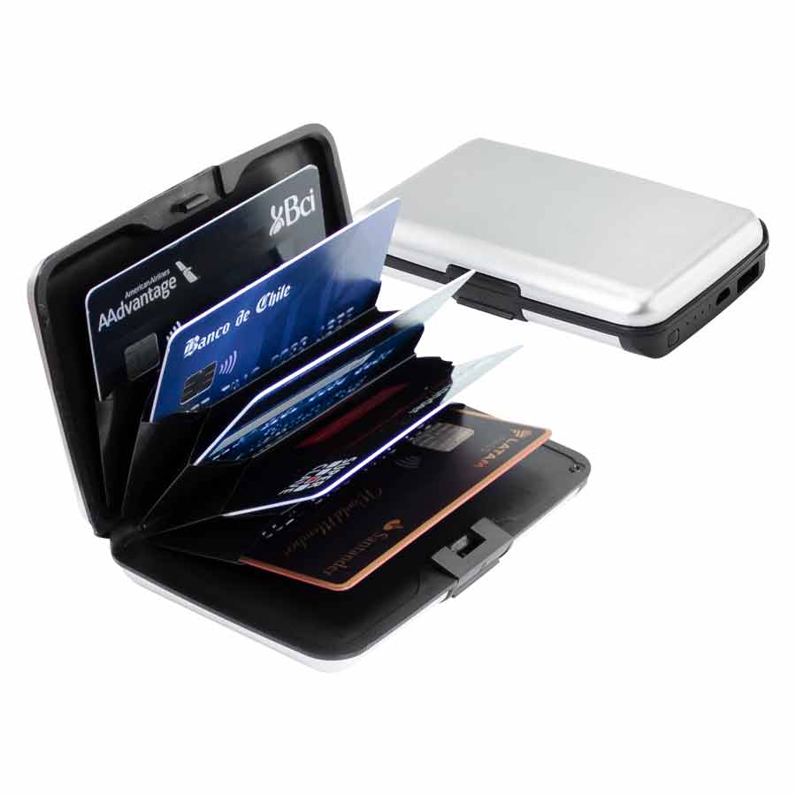 Porta-tarjetas anti-clonación power bank 1 Porta-tarjetas anti-clonación power bank