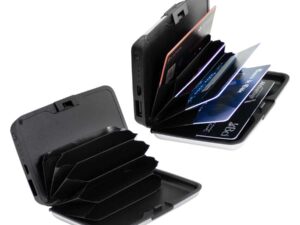 Porta-tarjetas anti-clonación power bank 12 F11 E