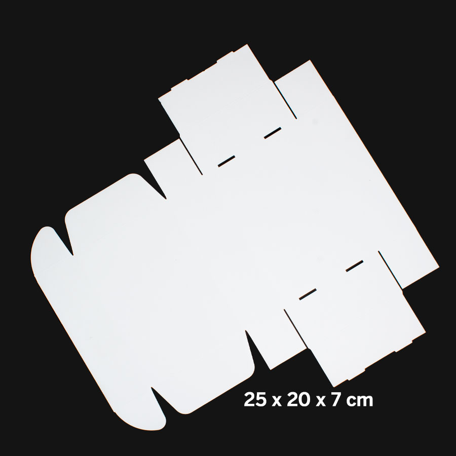 Caja autoarmable 25x20x7 cm 1 Caja autoarmable 25x20x7 cm