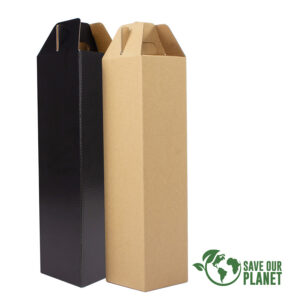 Caja autoarmable para 1 vino personalizable