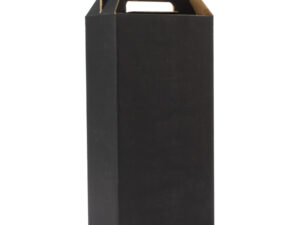 Caja autoarmable con asas, para 2 botellas de vino 10 F27 03