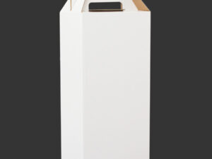 Caja autoarmable con asas, para 2 botellas de vino 11 F27 04